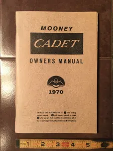 1970 Mooney Cadet M-10 Owner's Manual